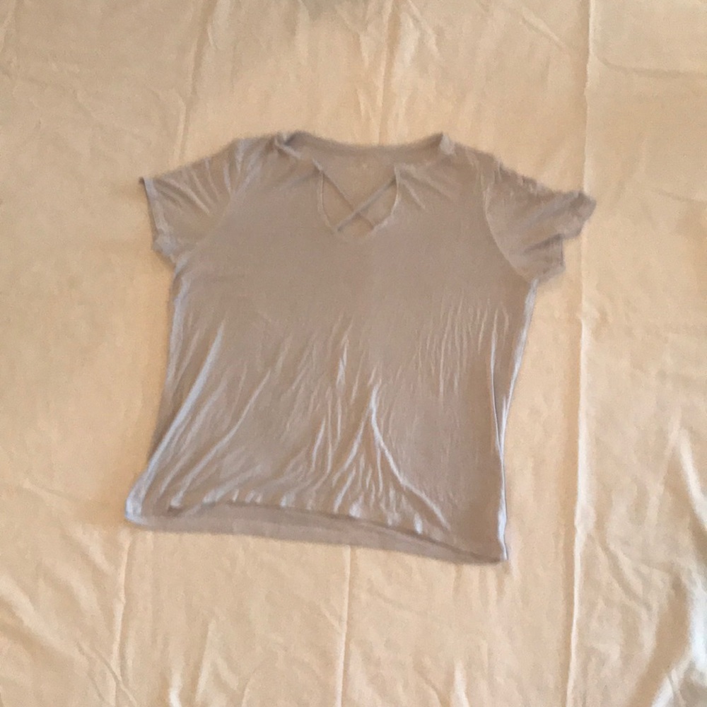 Light Purple Crossed T-Shirt